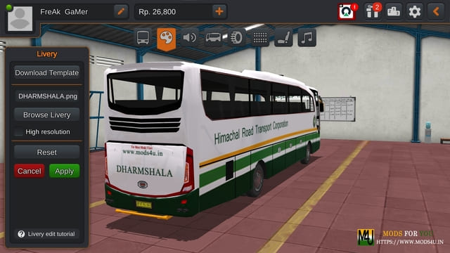 POPULAR BUS ID MODS